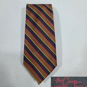 The Coop (Harvard Cooporative) By Rivez of Boston Vintage Diagonal Striped Tie